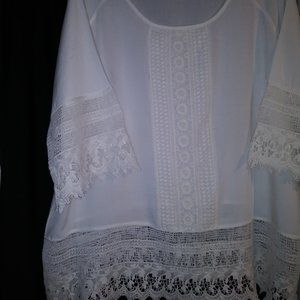 A Lovely Ivory Lace Blouse